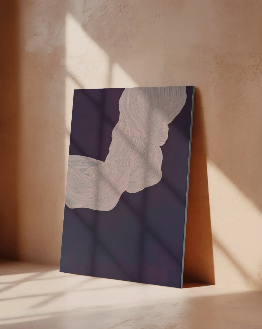 åreflod. akryl på lærred. 60x80.