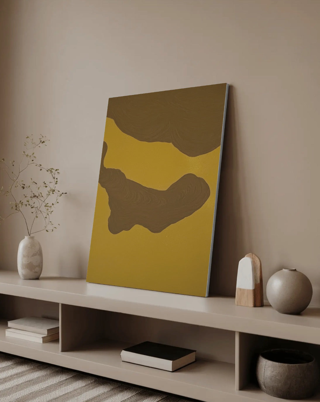 rodmuld. akryl på lærred. 60x80.