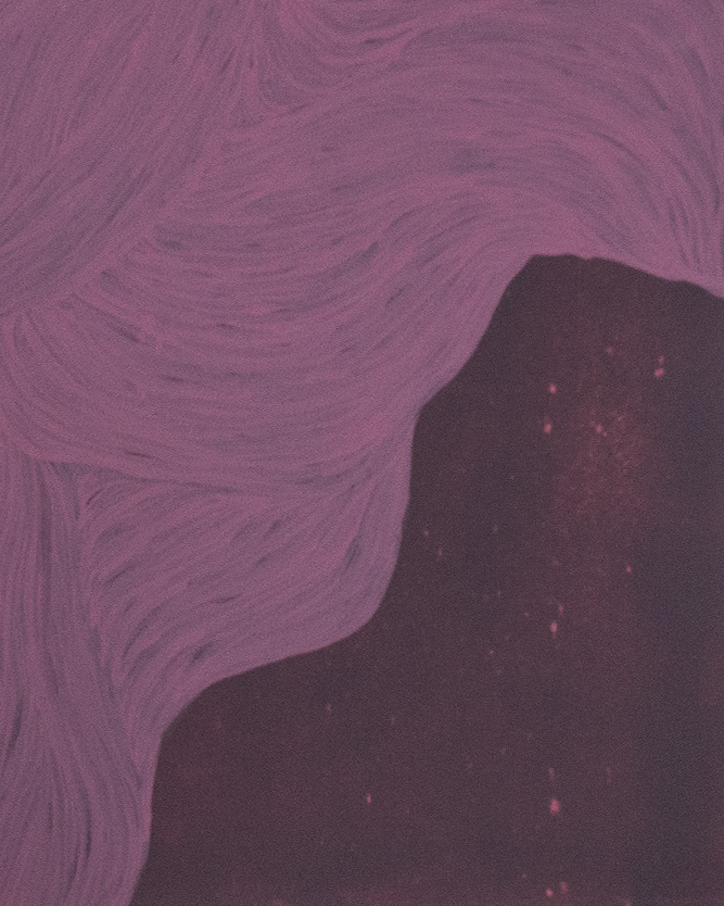 blodslør. akryl på lærred. 60x80.